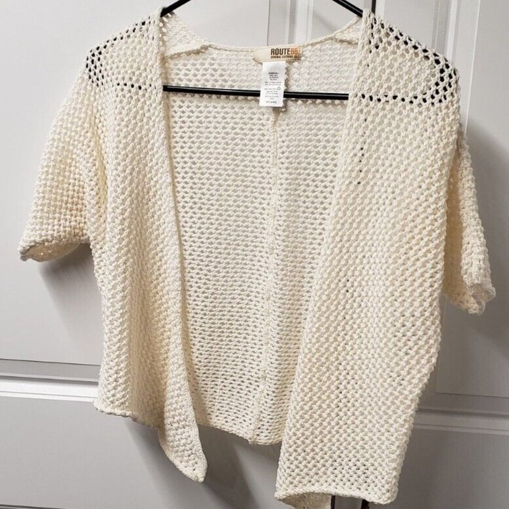 Route 66 Women's Cardigan Sweater  Size: Small  Open Front